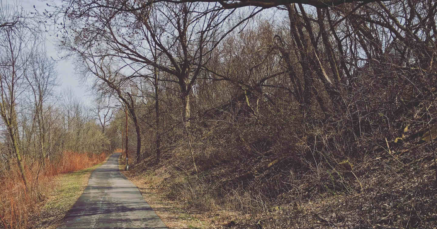 trail in central wisconsin by stevens point