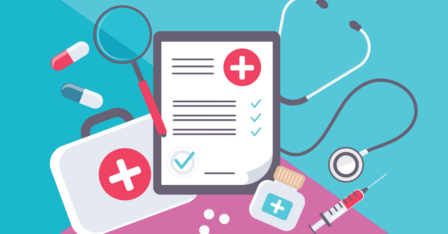 graphic representing prior authorizations for prescriptions and medical care