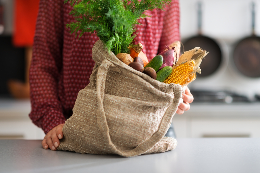 Bag of veggies photo for guilt free thanksgiving